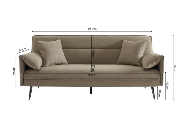 Canapé-lit Sivas Beige – Image 4
